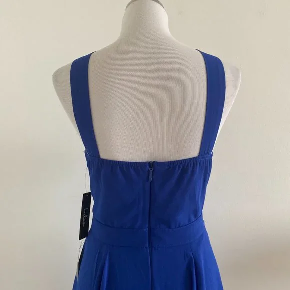 Lulu's Forevermore Royal Blue Skater Dress - Picture 11 of 16